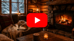 (Youtube Video) Relax and unwind in the warmth of a virtual cozy winter cabin
